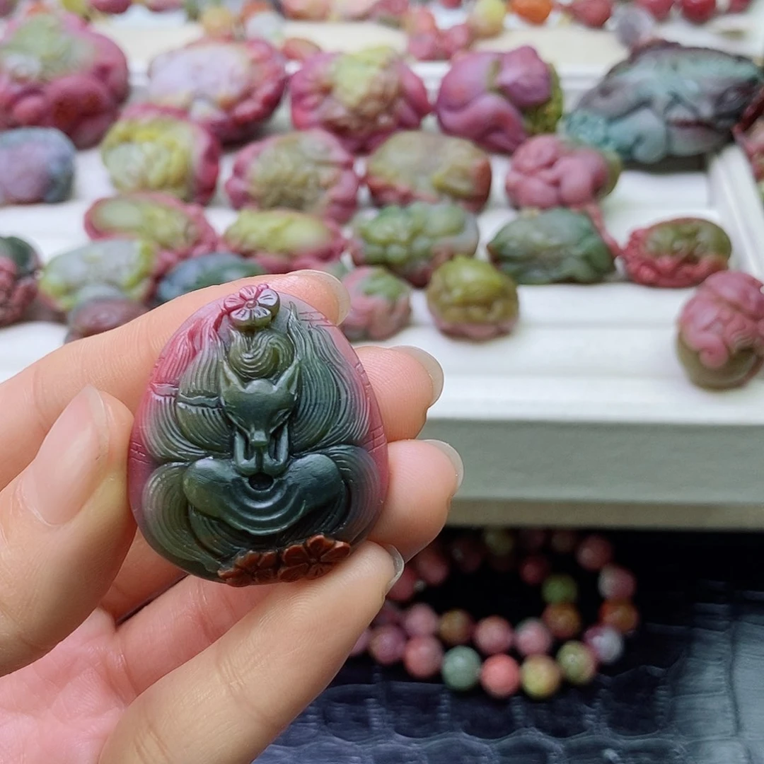 玛瑙/玉髓珠宝奇石未镶嵌囍*盐源玛瑙定制