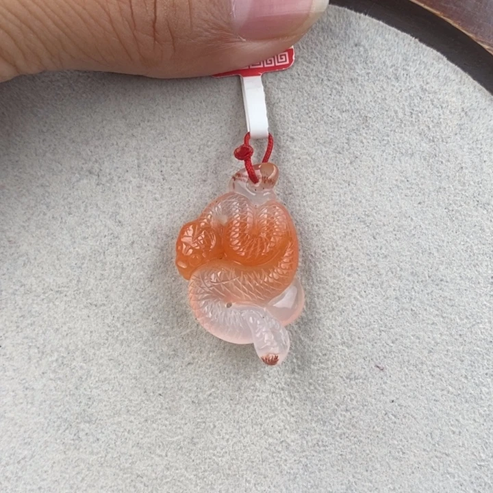 南红玛瑙未镶嵌吊坠