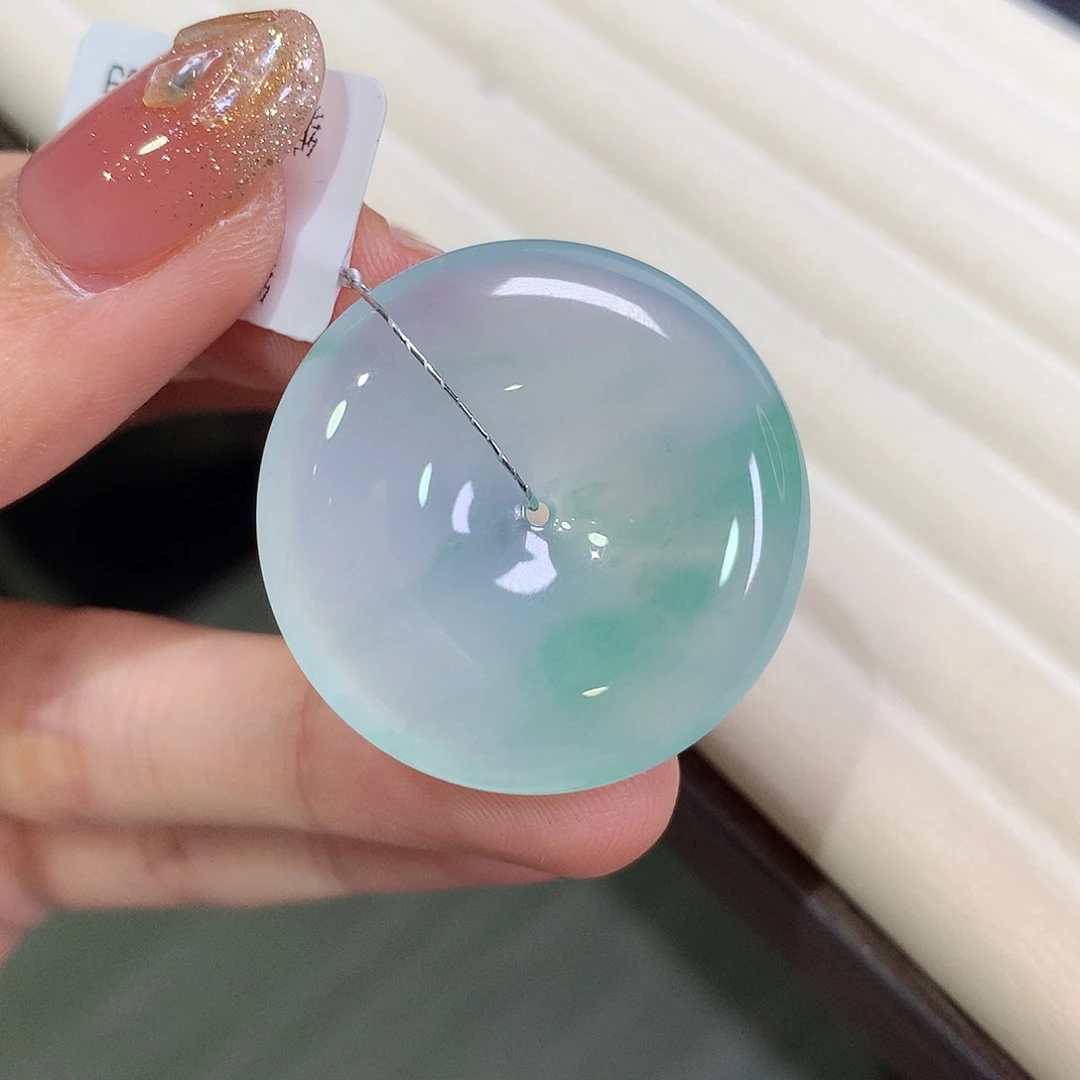 翡翠未镶嵌颈饰30.5-6.3