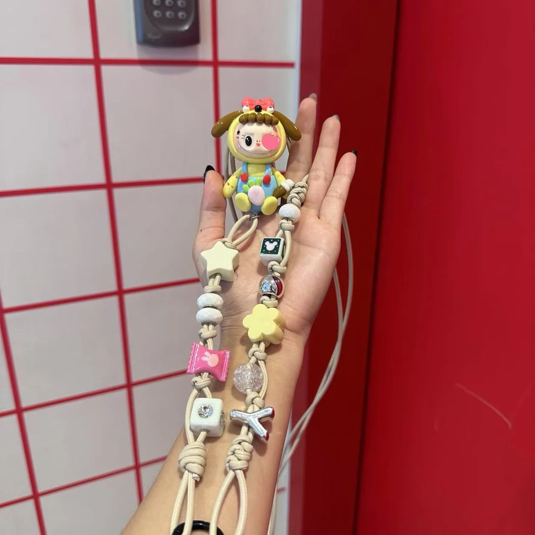 218 垂耳兔布布时尚手机斜挎绳