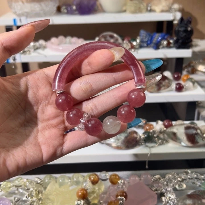 徒***T水晶手链合金手串