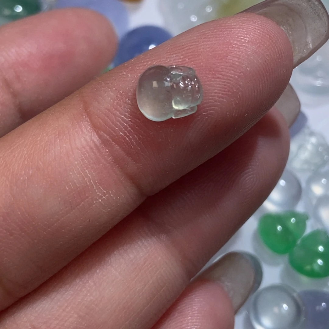 未镶嵌定制翡翠翡翠7.7/6.5/2.7