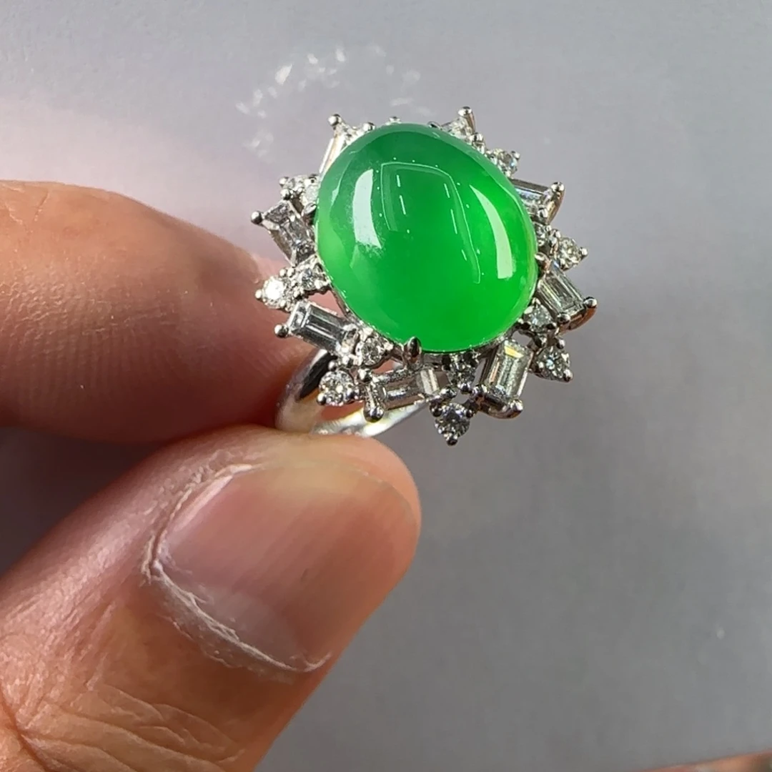 定制翡翠未镶嵌天然