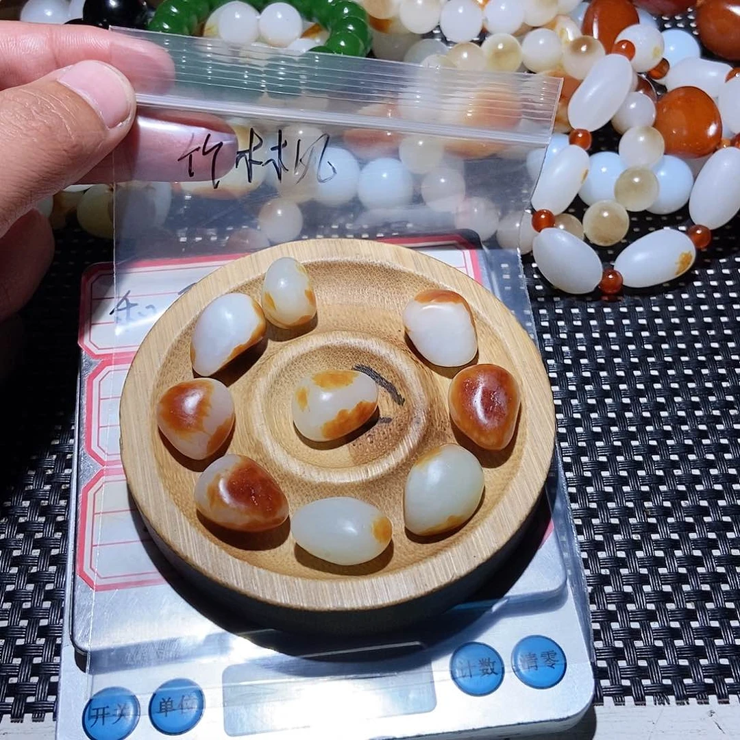 未镶嵌手链和田玉竹*风