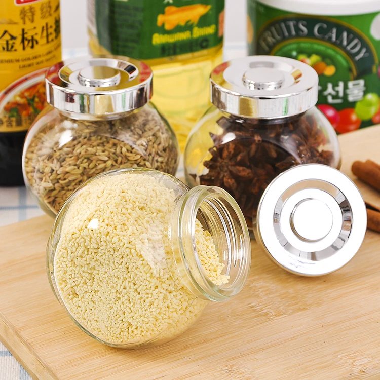 透明玻璃瓶收纳罐密封调味瓶子罐子小号密封罐玻璃罐储物罐厨房