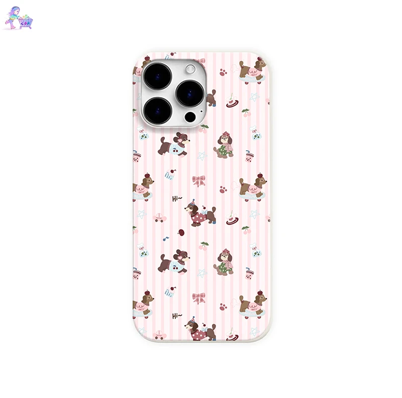 粉条小狗适用于苹果17promax手机壳iphone16pro小众15/14/13p趣味