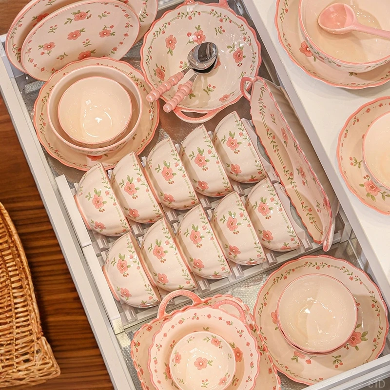 新婚乔迁餐具套装2025新款家用碗碟乔迁新居碗盘餐具送礼餐具套装