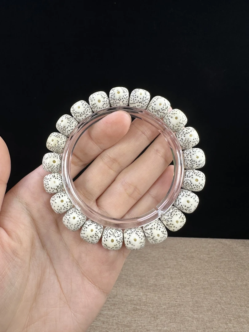 海南原生态星月菩提11X10单圈手串绕指柔简约素串星月菩提文玩