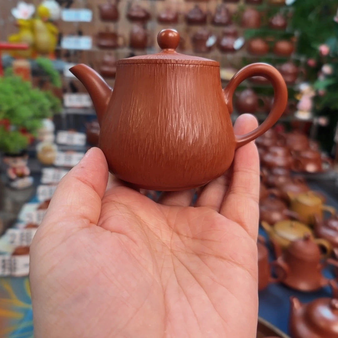 工***茶茶壶紫砂朱泥茶壶朱泥茶壶130C