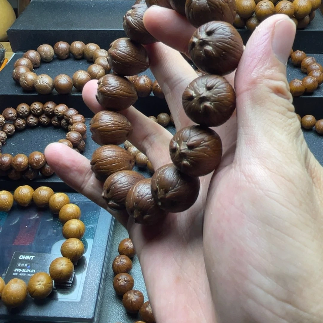 严***学手串紫金鼠19尺寸正圆