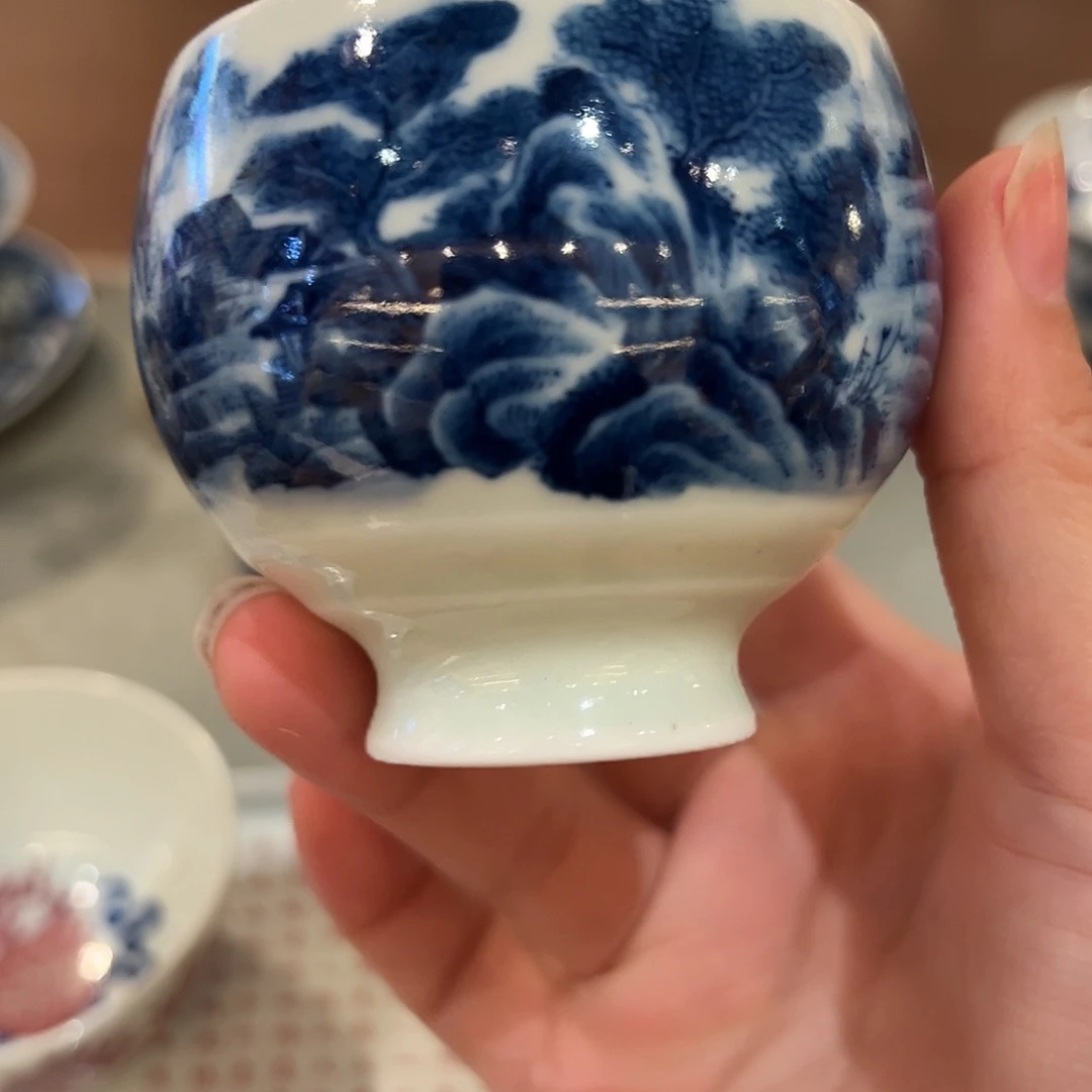 微瑕开播福利山水杯杯