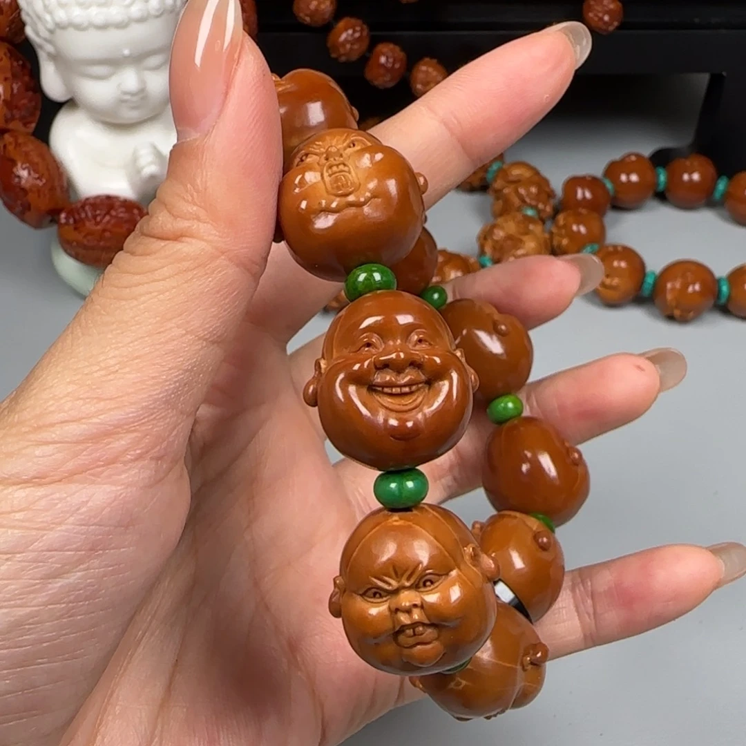 吊坠橄榄核百态佛爷