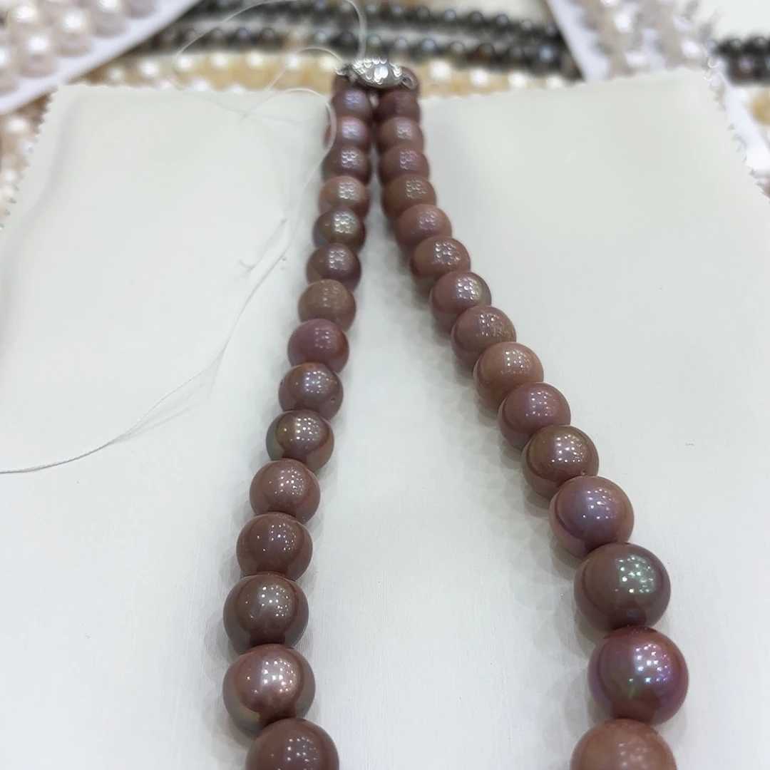 淡水珍珠未镶嵌颈饰11-14有核