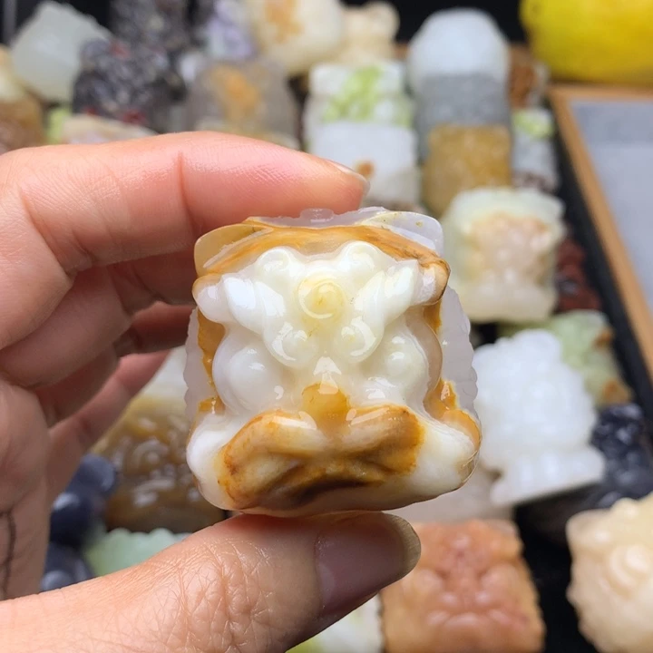 玛瑙/玉髓合金挂件