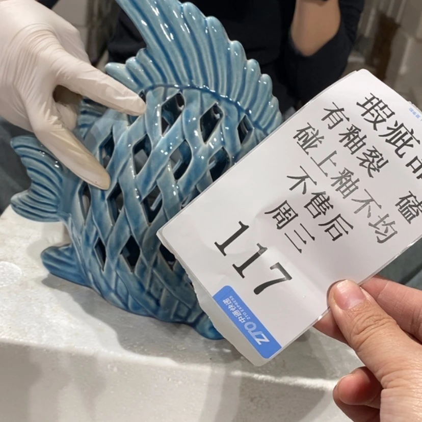 【闪购商品】摆件欣*儿陶瓷摆件瑕疵特卖