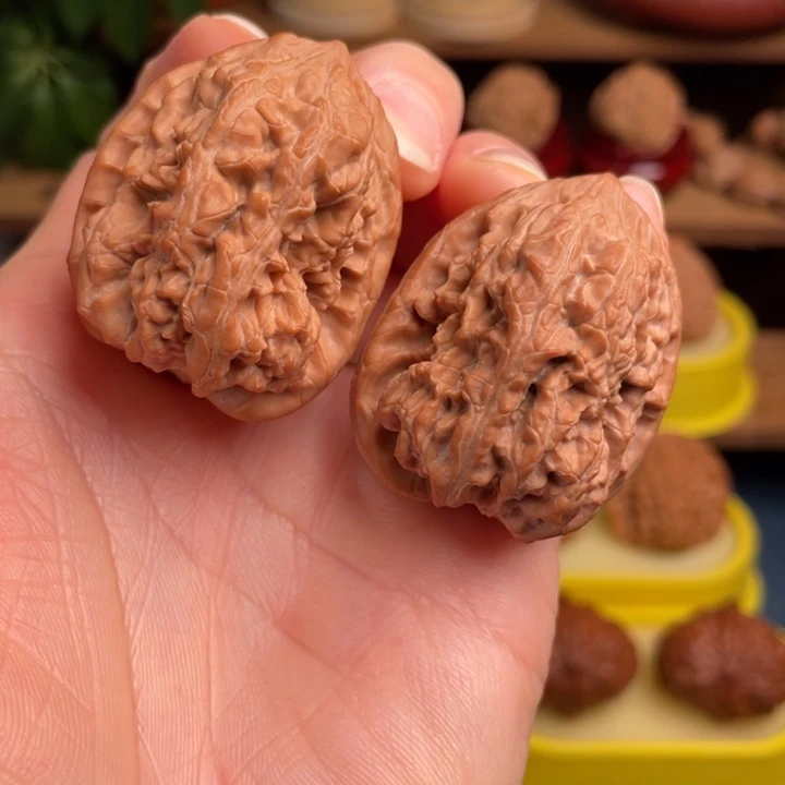 文玩核桃把件野生壁虎35