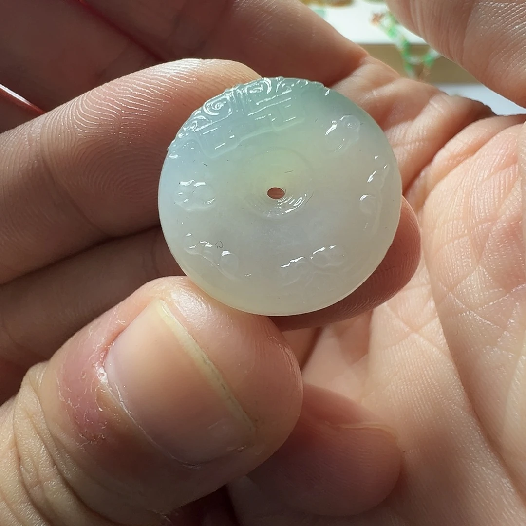 定制翡翠未镶嵌仿古扣