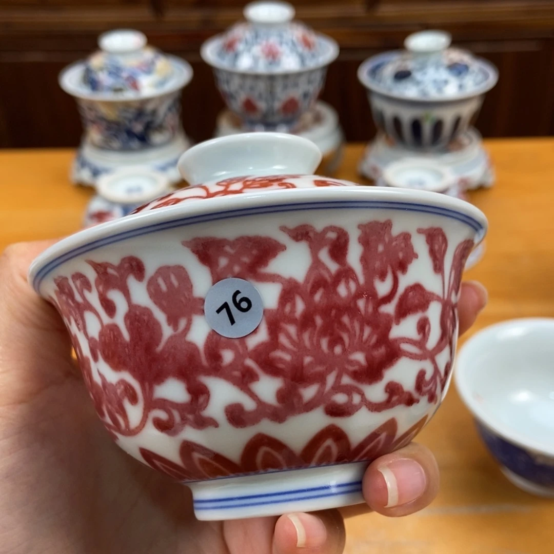 手绘现代茶具非古董