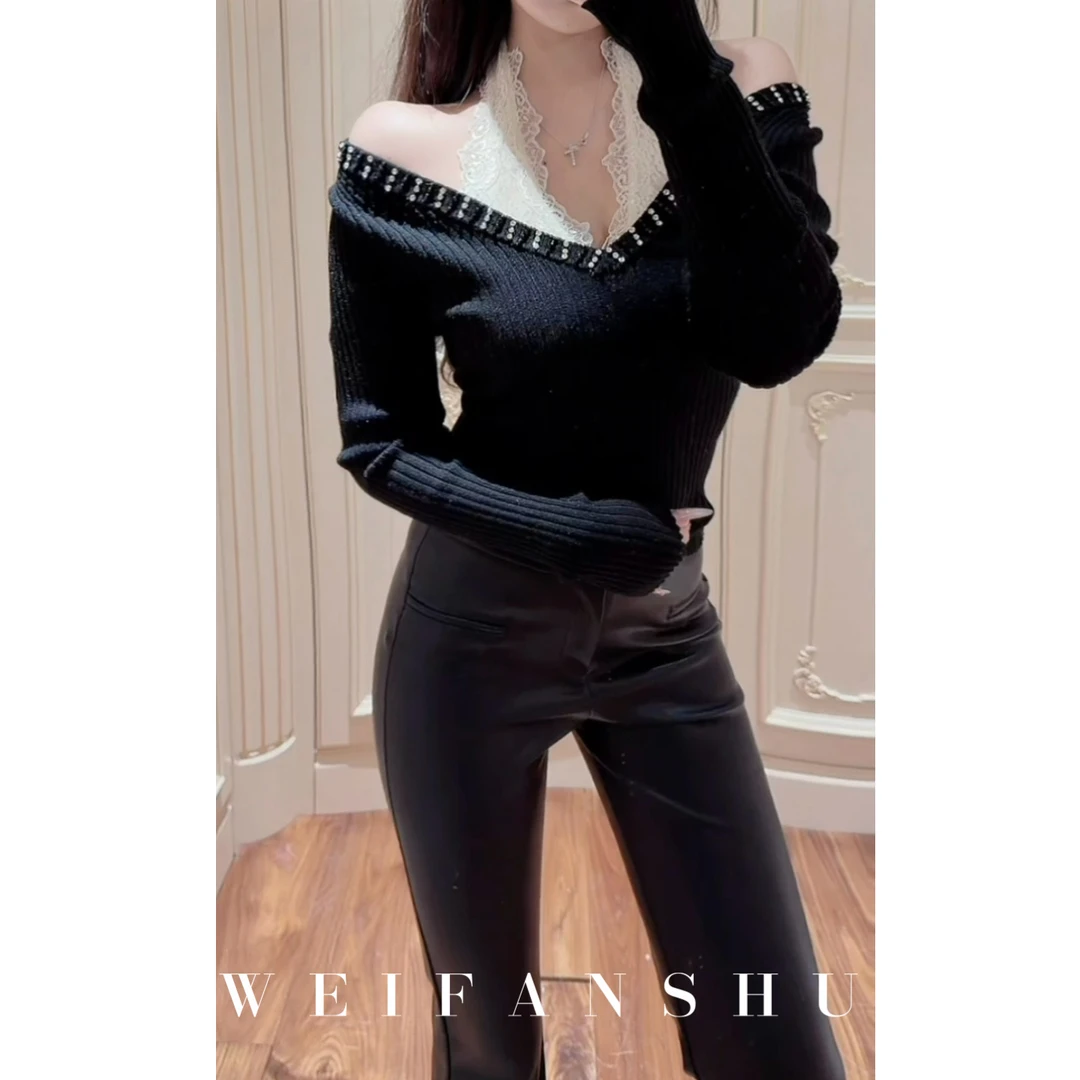 WEIFANSHU/魏凡舒【熟女标配】微喇皮裤