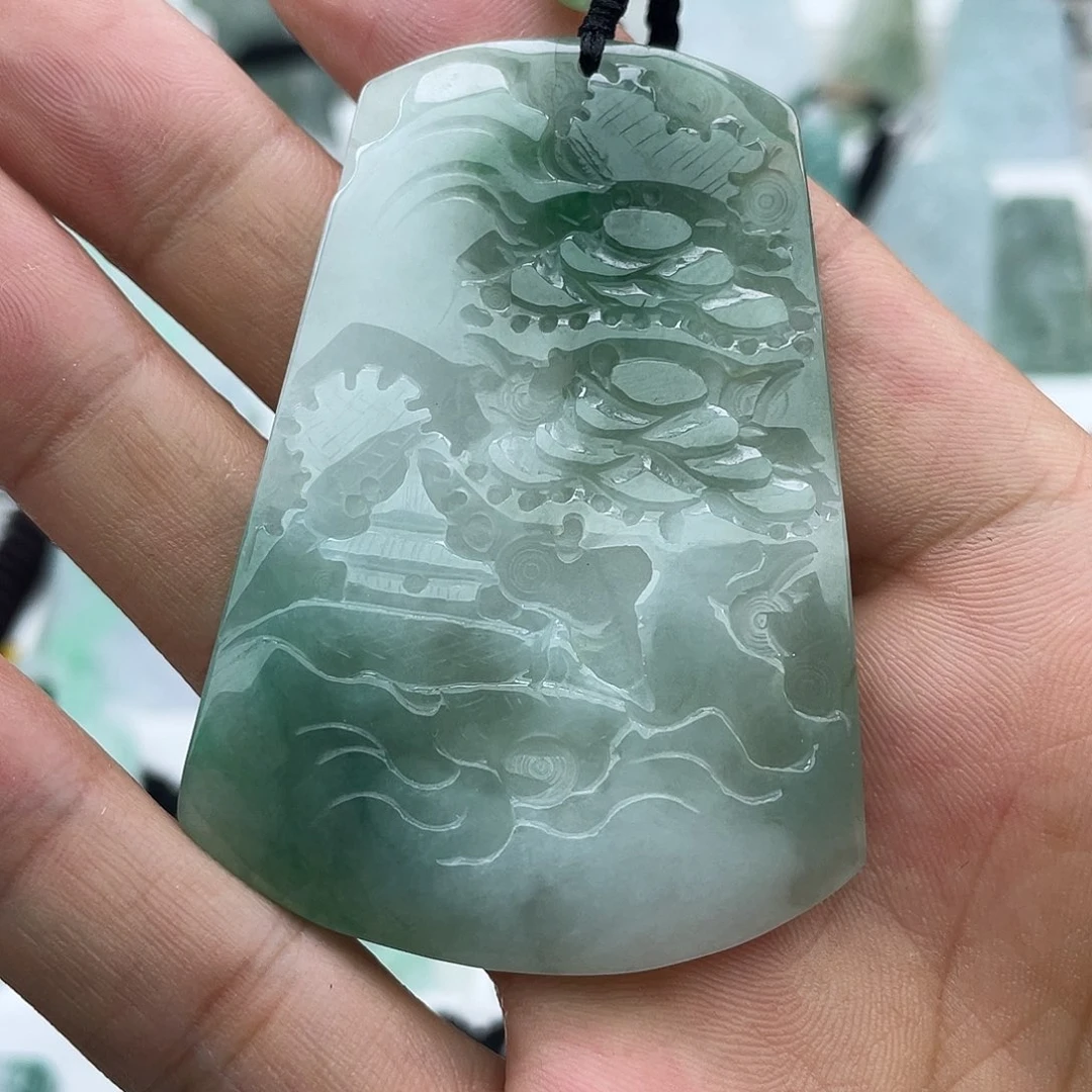 翡翠未镶嵌颈饰翡翠