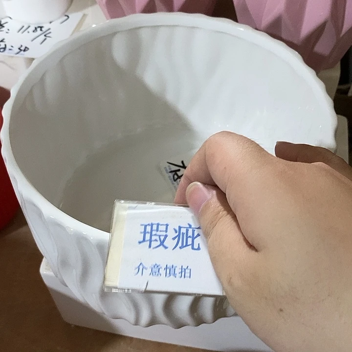 紫砂花盆水培瑕疵盆无孔