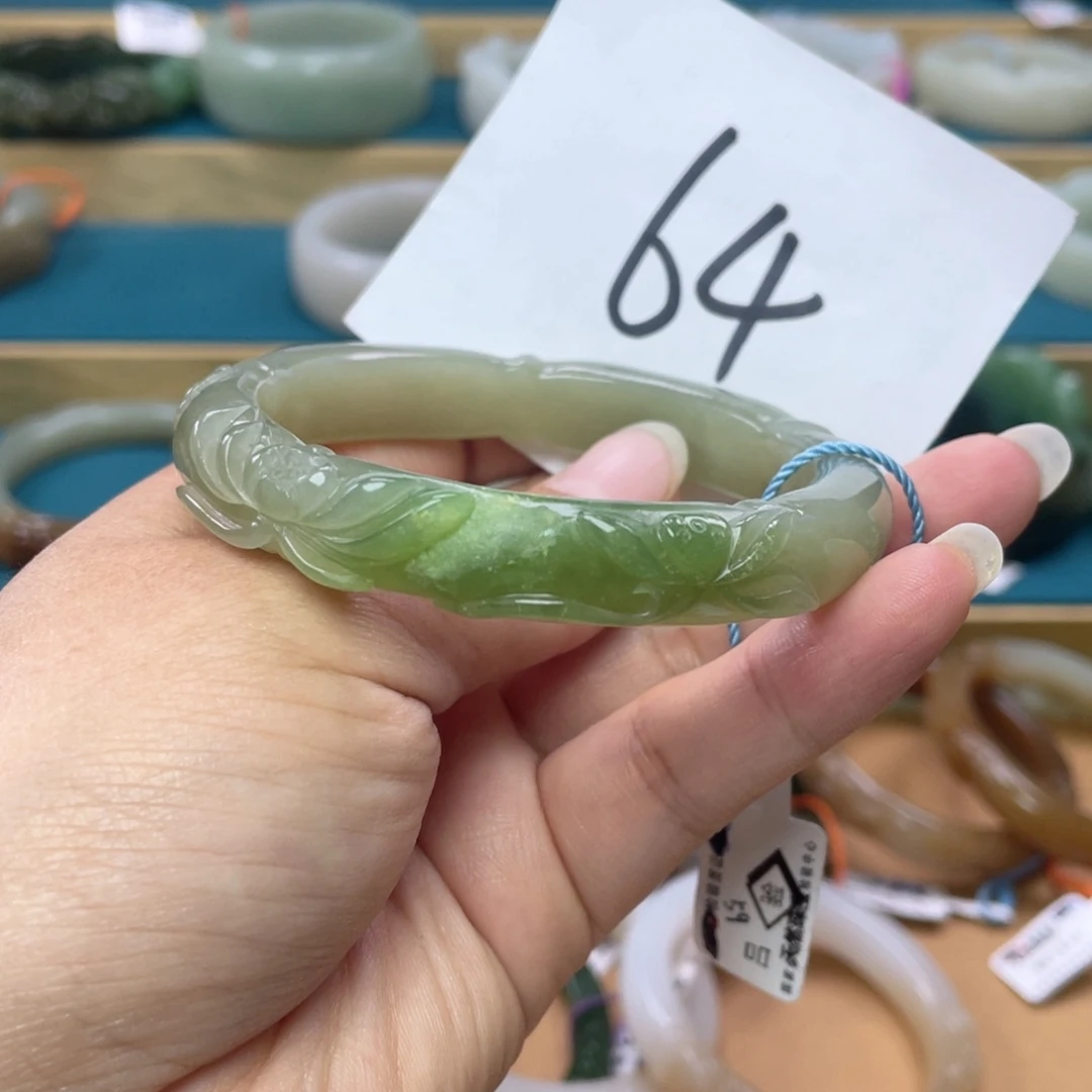 未镶嵌手镯和田玉圈口59