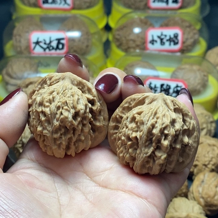 文玩核桃把件港****棒四座楼