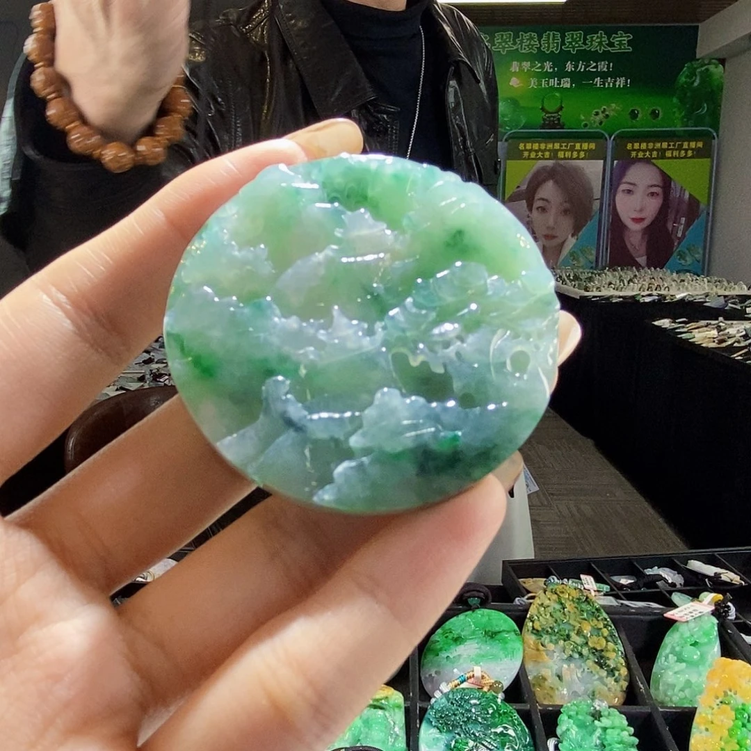 颈饰未镶嵌翡翠翡翠