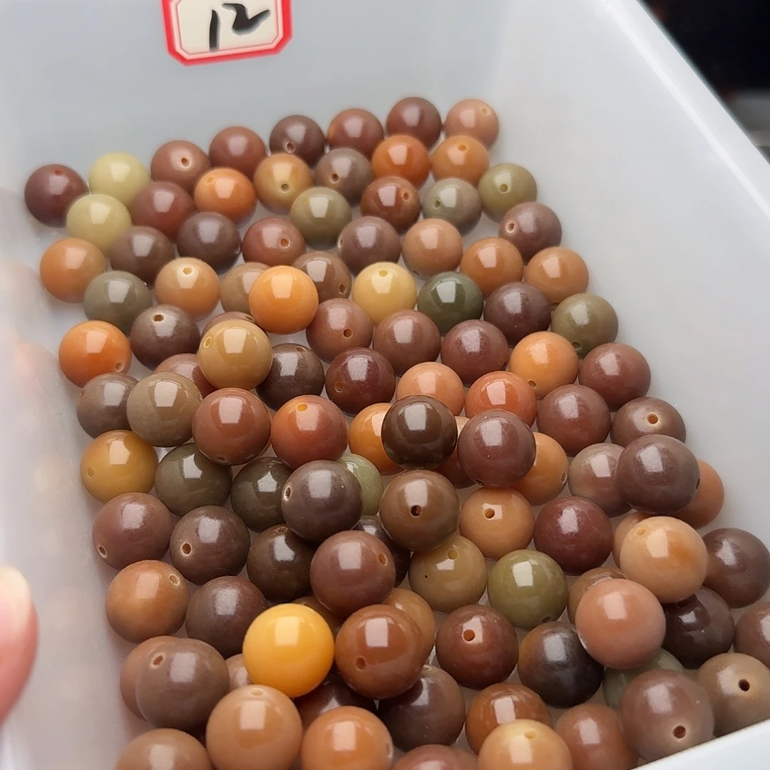 吊坠菩提根/象牙果50颗菲料苍墨14圆