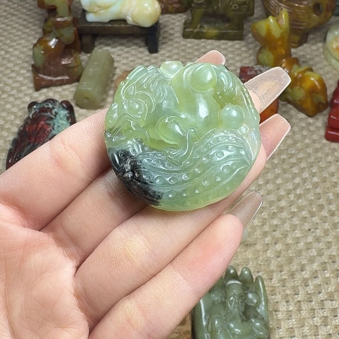 白玉菩提吊坠挂件