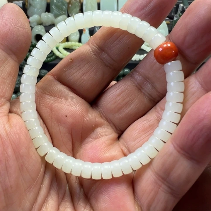 和田玉未镶嵌套链