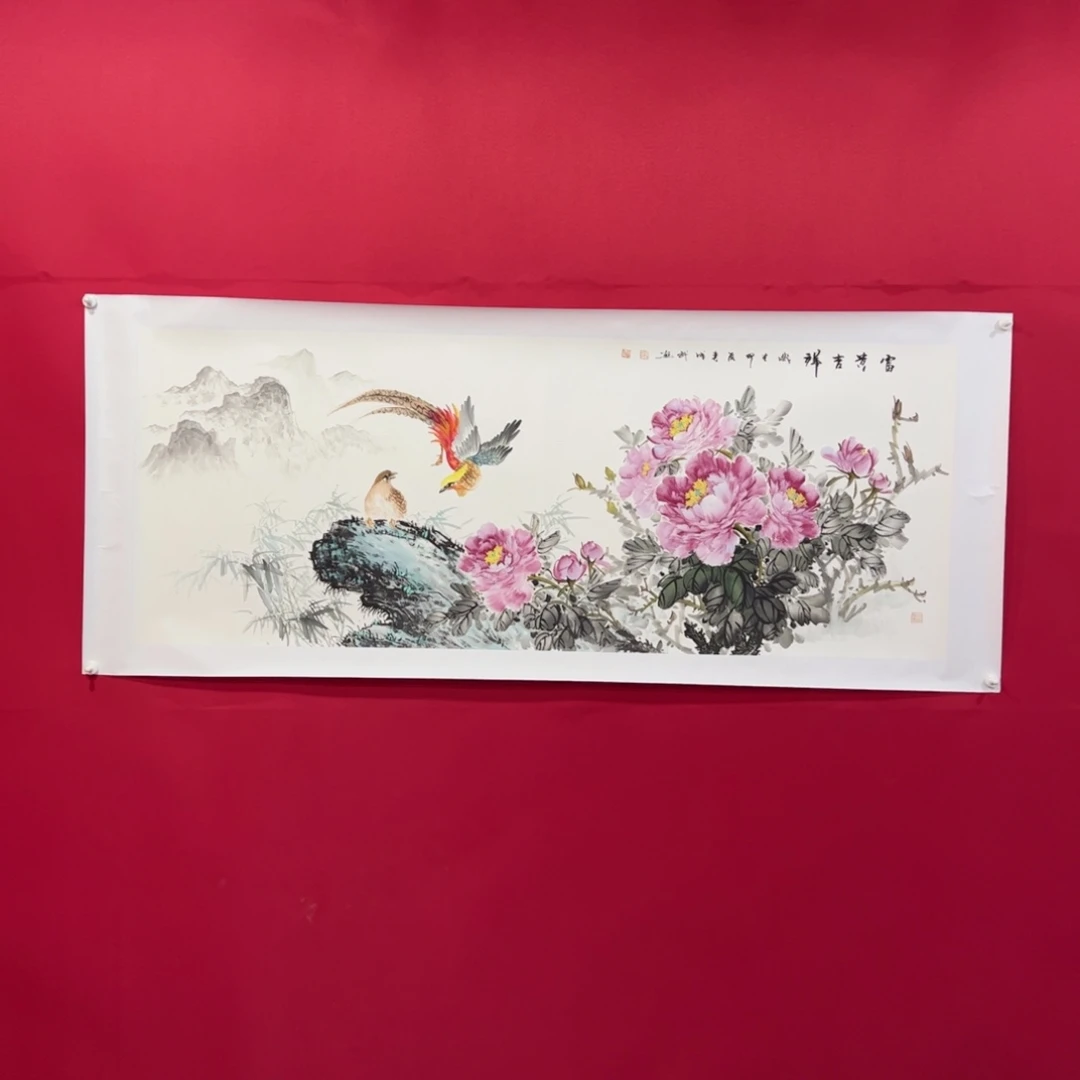 风***行国画宋成武老师小六尺