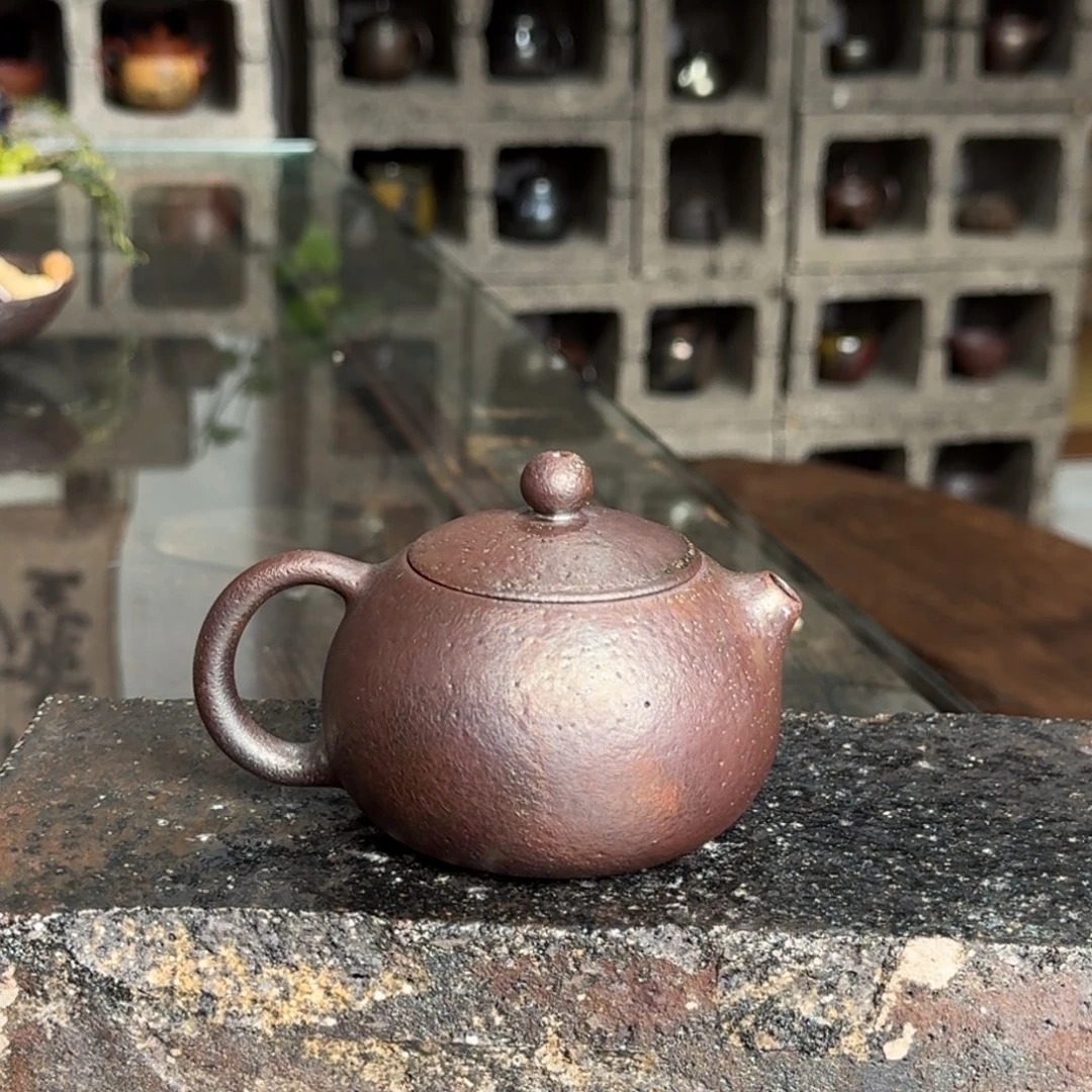 建水紫陶紫泥柴烧茶具
