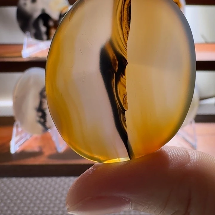 玛瑙/玉髓合金颈饰