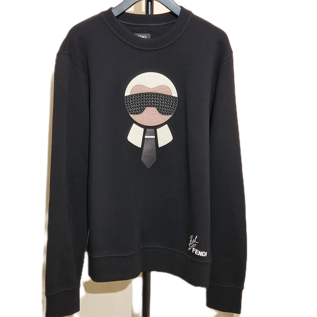 99新 FENDI/芬迪 Y3123 99新  Fendi芬迪老佛爷羊毛卫衣 48码