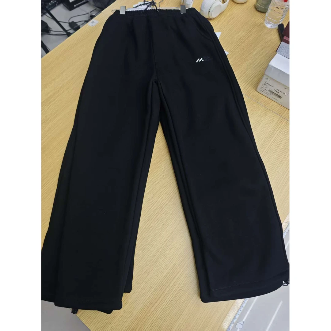 【8802-黑色】青少年秋冬加绒款运动卫裤