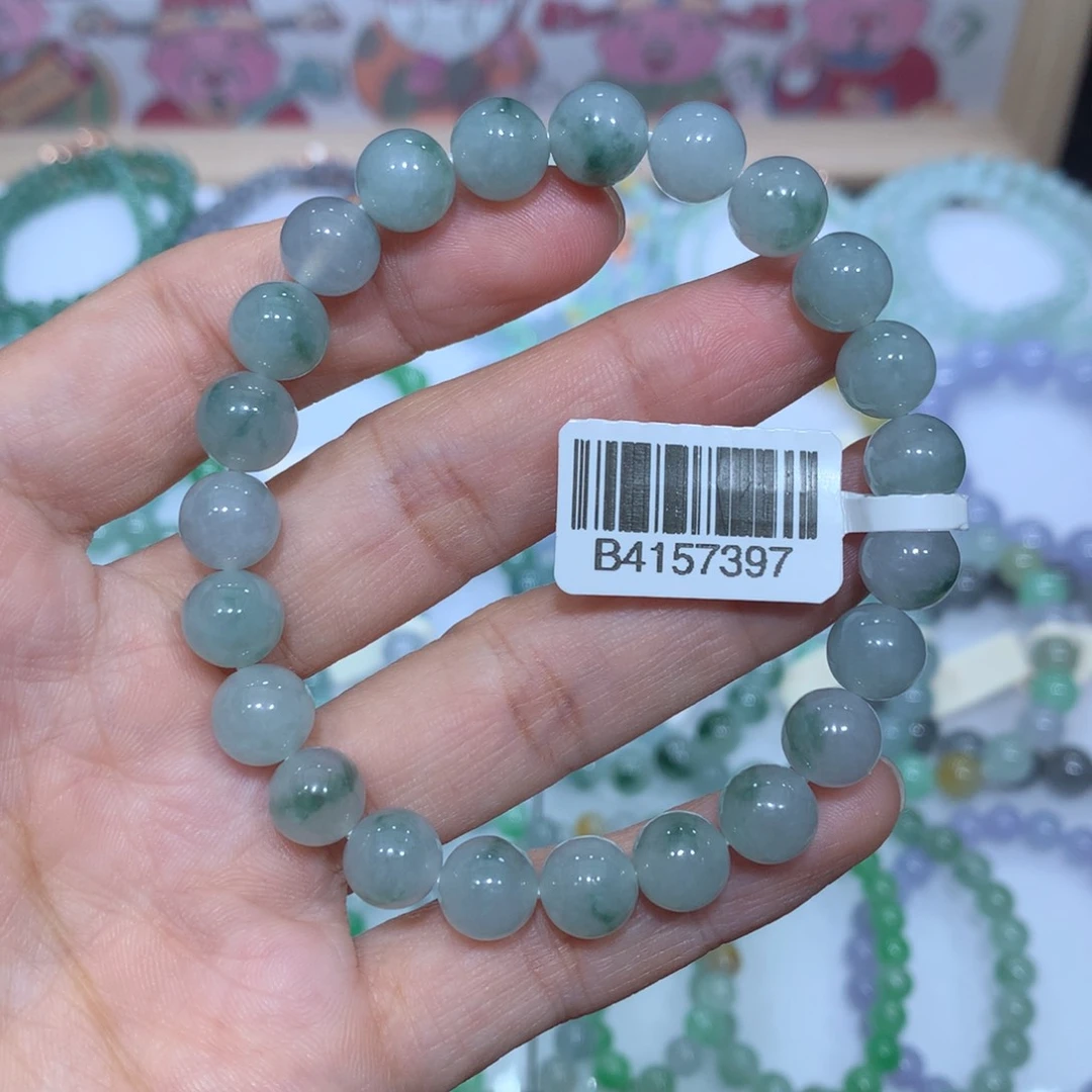 翡翠未镶嵌手链天然