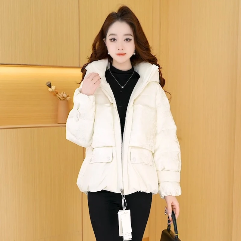 【羽绒服】冬季白鸭绒羽绒服百搭新款时尚莫瑞系穿搭休闲保暖女装