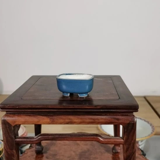 手工坯手绘青花釉下五彩