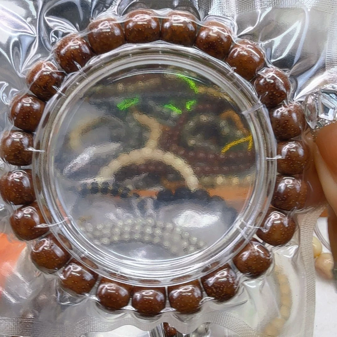 手串星月菩提98傲视粉皮星月菩提10桶单圈