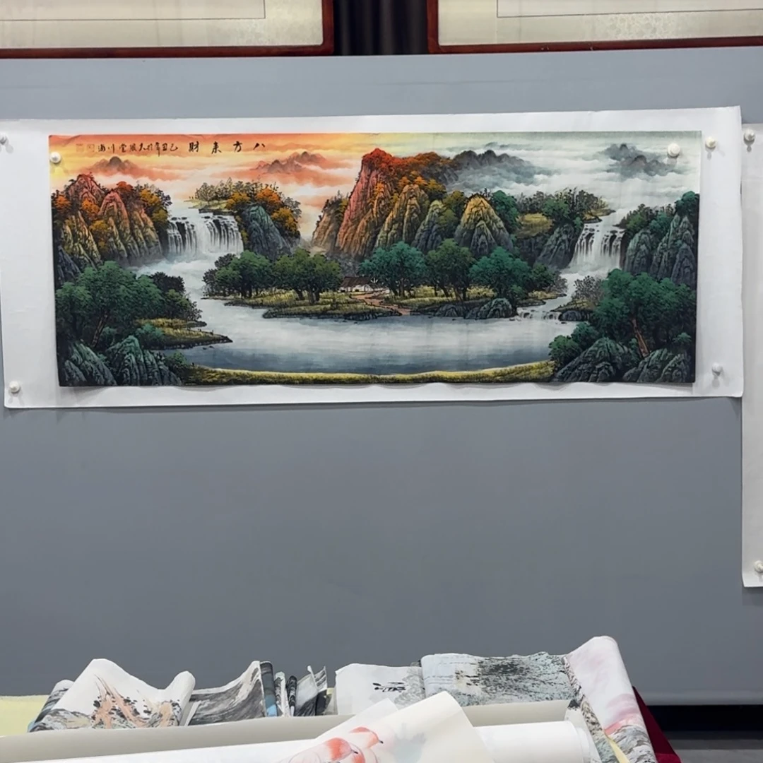 国画国画作品多次入选国内外