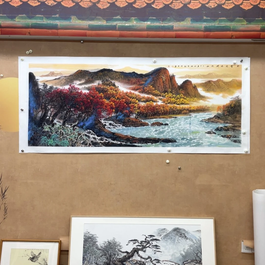 国画手绘国画，山水精品