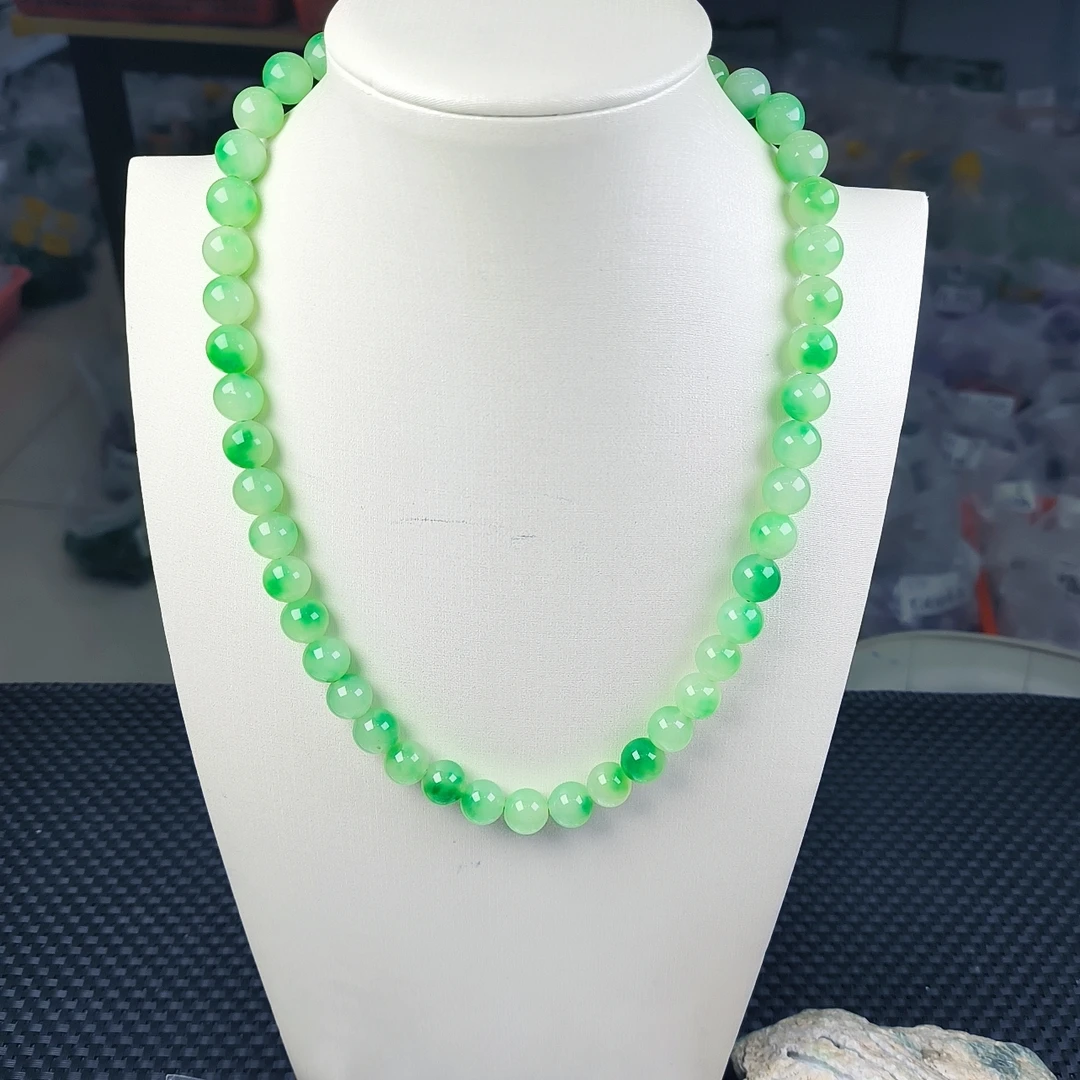 （聚宝严选）A384冰飘绿花妈妈链10妈妈款精致精美百搭时尚