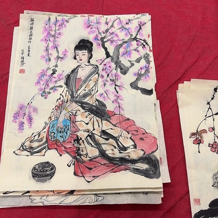 国画花鸟等多种鸟类的栖息地