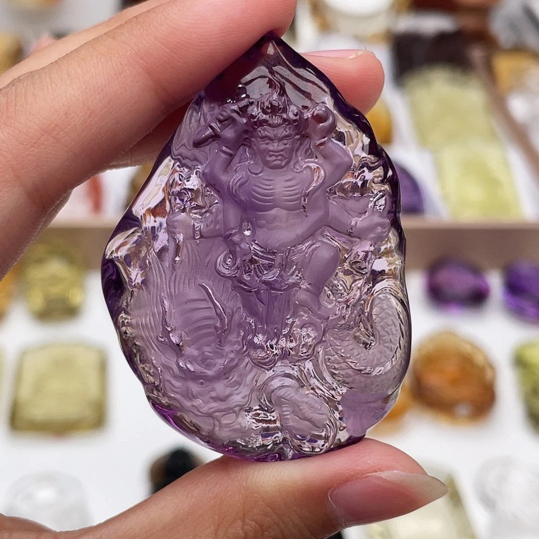 水晶未镶嵌颈饰定制吊坠不动