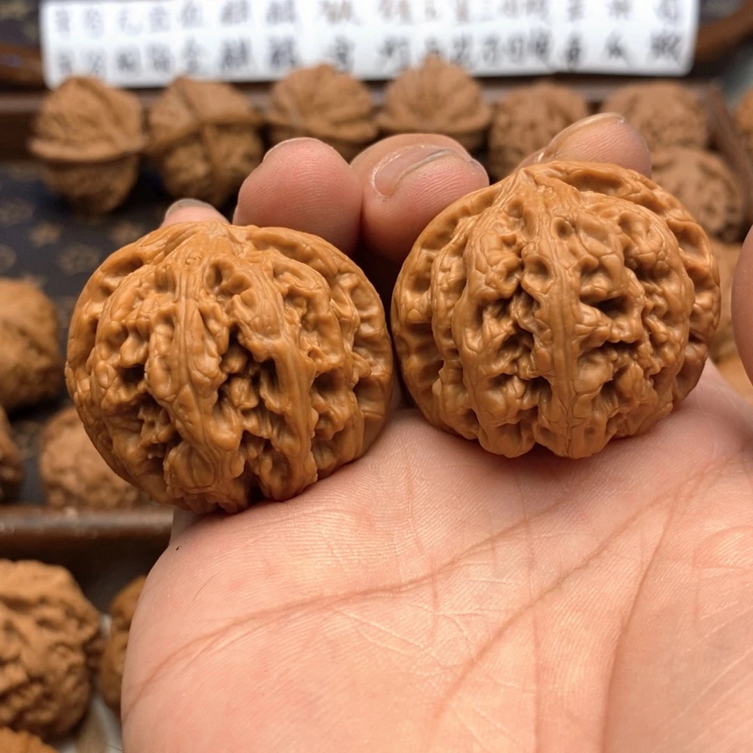 吊坠文玩核桃40尺 全品大粗筋 79