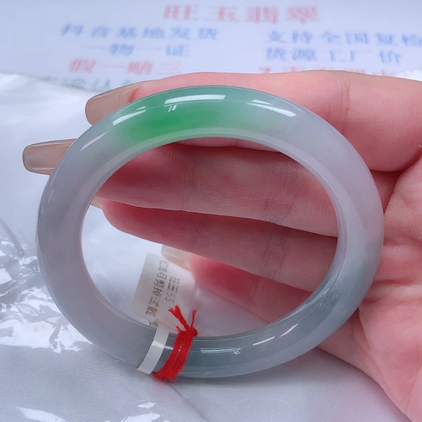 【闪购商品】未镶嵌手镯翡翠B****耳56 55