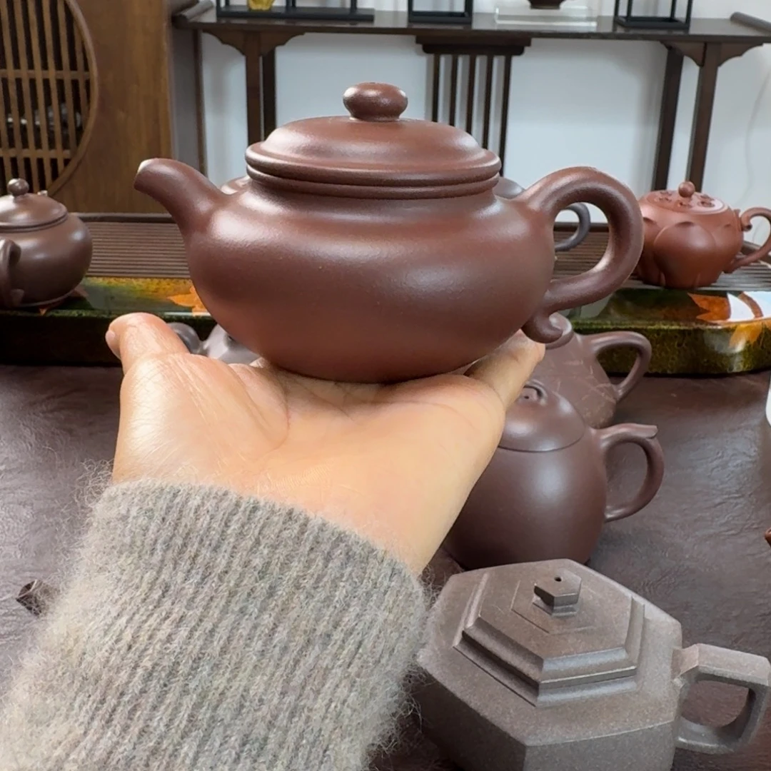 茶壶紫砂仿古壶底槽清