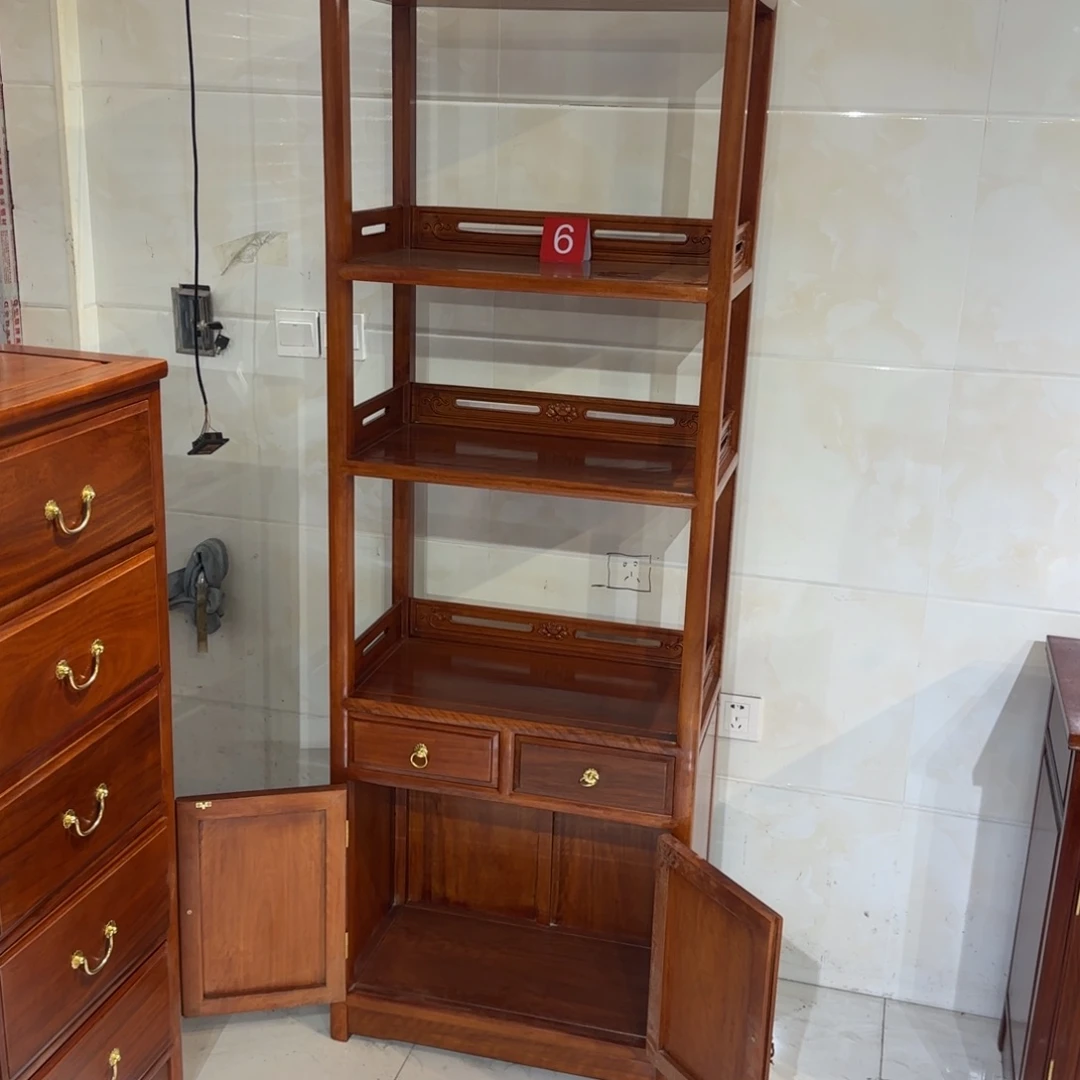 花梨木类成套家具海****制越南花梨62✖️33高178书柜