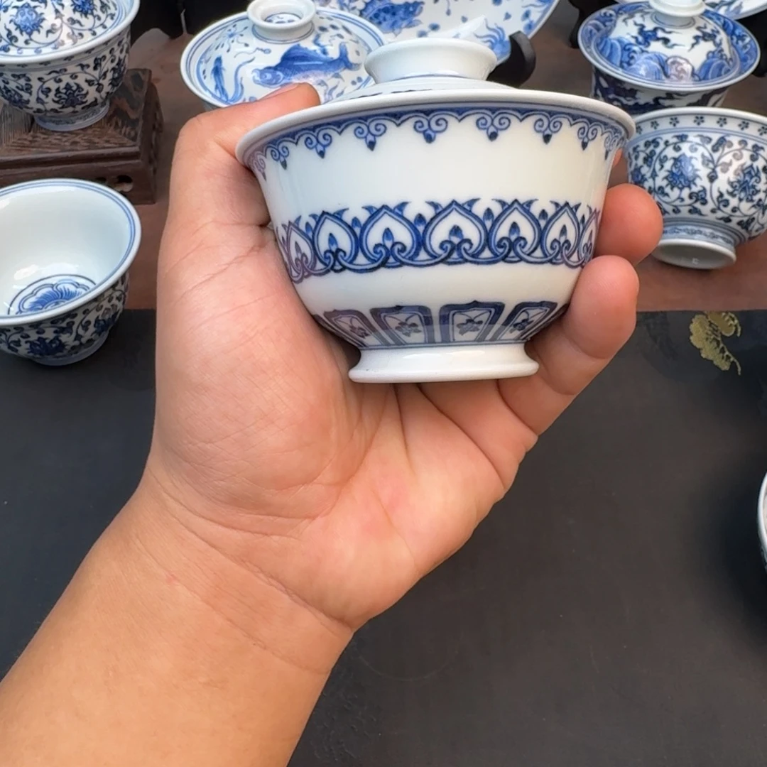 摆件宝相盖碗福利